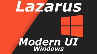 Lazarus Modern UI Preview