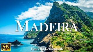 Flying over Madeira 12 HOUR of Ambient Scenes with Relaxing Music 4K UHD Drone Film