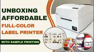 Unboxing the Most Affordable Full-Color Label Printer