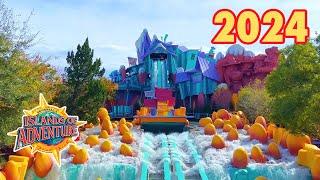 Islands of Adventure 2024 Universal Orlando Florida - January 2024   Walking Tour