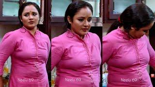 Nisha Sarang  Malayalam Serial Actress Hot  part 10