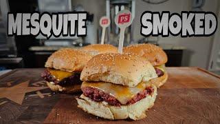 Mesquite Smoked Brisket Burgers - Smokin Joes Pit BBQ