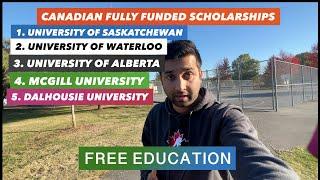 Canadian Universities Offering Fully Funded Scholarships For International Students In 2023