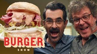 Ty Burrell Taste-Tests Classic Regional Burger Styles  The Burger Show