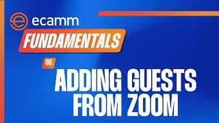 How to Add Zoom Guests in Ecamm  Ecamm Fundamentals