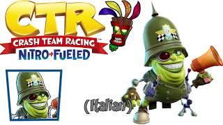 Crash Team Racing Nitro Fueled Ebenezer Von Clutch Italian Voice Clips