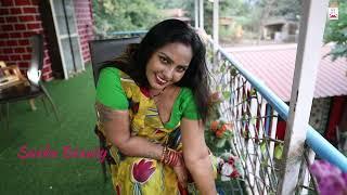 Green cotton blouse with  printed saree look expression tutorials  Saree Looks  saree fashion