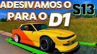 ADESIVAMOS UM CARRO DA D1 