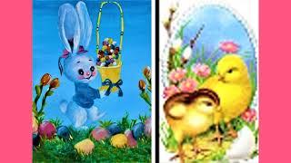 2 Easy Easter Acrylic Paintings step by step