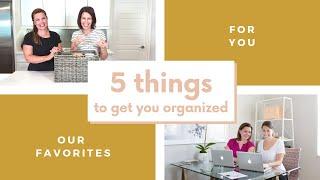 5 Items To Up Your Organizing Game