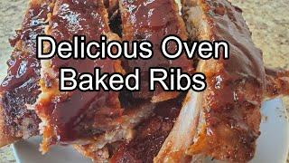 Delicious Oven Baked Ribs