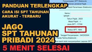 CARA ISI SPT TAHUNAN TERCEPAT DAN MUDAH 2024 E FILING UNTUK KARYAWAN AUTO NIHIL