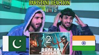 Pakistani Reaction  To Bholaa Official Teaser 2  Bholaa In 3D  Ajay Devgn  Tabu