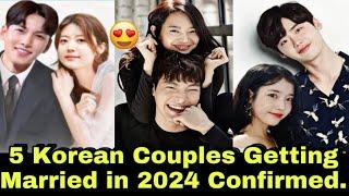 5 Korean Couples Getting Married in 2024. Confirmed  korean drama 2024  kdrama couples  kdrama 