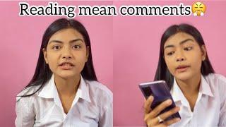 REACTING TO MEAN COMMENTS  Jenia Brahma