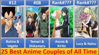 Ranked The 25 Best Anime Couples of All Time