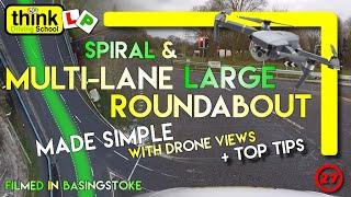 ROUNDABOUTS Spiral & Multi-lane Roundabouts Made Easy Part 3 - How to Choose the Correct Lane