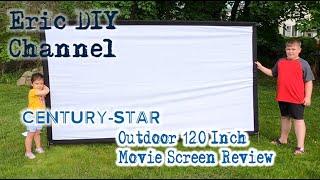 Century-Star Outdoor 120 Inch Movie Screen Review