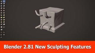 Blender 2.81 New Features Sculpting