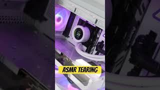 NZXT 2024 Build ASMR Tearing #gaming #pcs #pcbuild #rtx