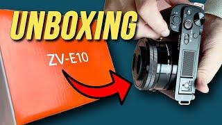 Unboxing Sony ZV-E10 mit 16-50 Objektiv Vlog Kit Set in 2024 ASMR Style