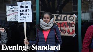 Child Q Hundreds attend London protest over strip-search of Black schoolgirl