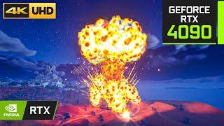 Fortnite OIL RIG EXPLOSION LIVE EVENT  RTX 4090 24GB  4K Ultra Graphics RTX ON  No Commentary