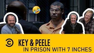 Key & Peele - In Prison With Seven Inch REACTION  OFFICE BLOKES REACT