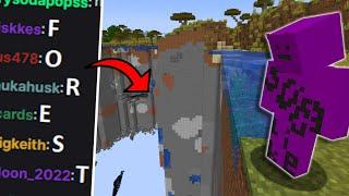 Minecraft but if chat spells forest it gets DELETED...