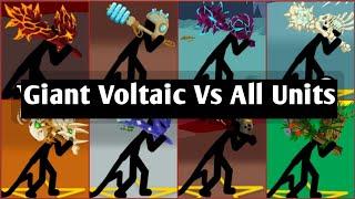 Giant Voltaic Vs All Units  Stick War Legacy