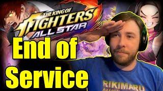 King of Fighters ALLSTAR End of Service