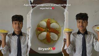 AAJA HOTEL MANAGEMENT KO PRACTICAL GARIYO HAI TA SATHY HARU🫶️#binayvlogs00