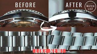 How to remove Scratches from a Watch Brush & Polish