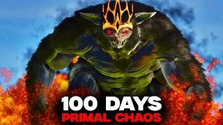 I Have 100 Days to BEAT ARK Primal Chaos...