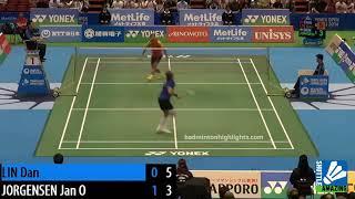 Jan O Jorgensen CHINA KILLER  Lin Dan vs Jan O Jorgensen  Japan Open 2014