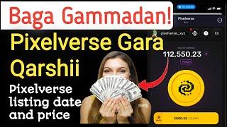 Pixelverse Haraa List Taha Qarshii Irraa Fudhachuuf  Pixelverse Listing Time 