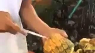 Ananas nasıl hızlı soyulur
