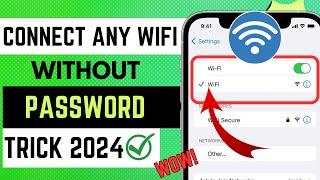 how to connect wifi without password in 2024  see connected Wifi password in your Phone
