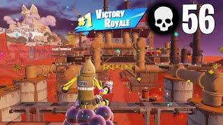 56 Elimination Solo vs Squads Wins Fortnite Chapter 5 Season 3 Ps4 Controller Gameplay