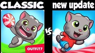 TALKING TOM CANDY RUN new update VS TALKING TOM CANDY RUN CLASSIC GAMEPLAY Android ios