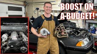 1JZ GTE VVTi Budget Turbo Upgrade in a Foxbody  Pulsar G30 660 With T51R MOD