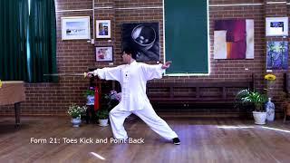 Step by Step Instructions of Standard Tai Chi Sword 42 Form From Beginner to Advanced