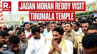 Tirupati Laddu Row Former CM Jagan Mohan Reddy Visit Tirumala Temple