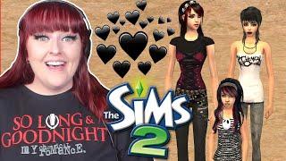 My old Sims 2 CC is an Emo Goldmine 