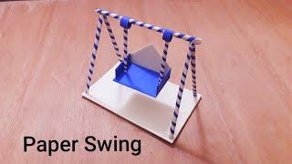 How To Make A Paper Swing  Jhula Making From Paper  Paper Making Things