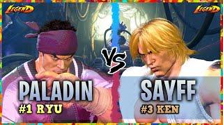 SF6 ▰ Ranked #1 Ryu  Paladin  Vs. Ranked #3 Ken  Sayff  『 Street Fighter 6 』