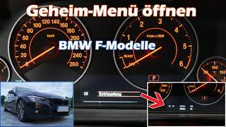 BMW F-Modelle Geheimmenü freischalten I Diagnose I F30 F10 F01 F15 BMW 3er 5er 7er X3 X5