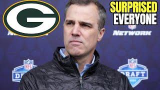 SURPRISED EVERYONE CONFIRMED TODAY AT GREEN BAY PACKERS