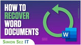 How to Recover Word Documents