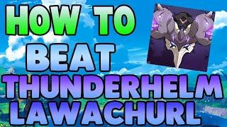 How to EASILY Beat Thunderhelm Lawachurl in Genshin Impact - Free to Play Friendly